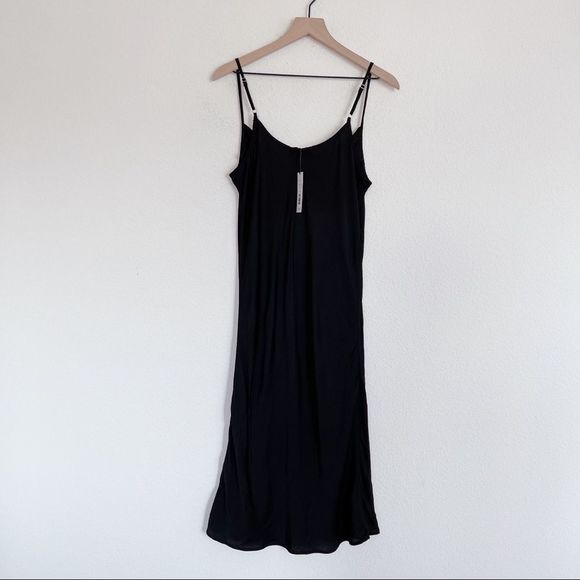 MICHAEL STARS PEARL COWL NECK SLIP DRESS size M in black - Picture 9 of 9
